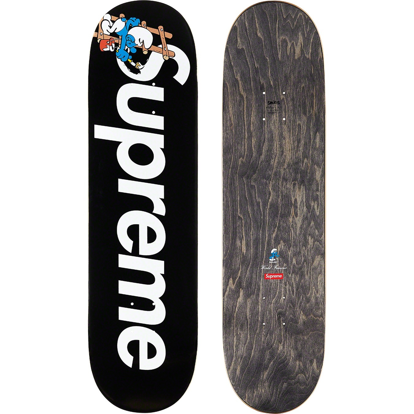 Supreme®/Smurfs™ Skateboard view 4